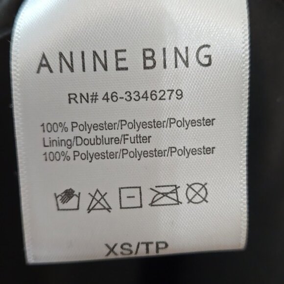 Anine Bing Angie Antique Silver Sequin Mini Dress Women's Cocktail Size XS - Picture 10 of 15